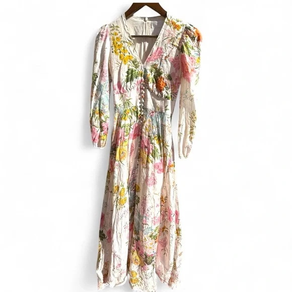 Zimmermann Multicolor Floral Blouse